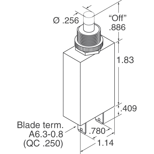 2-5700-IG1-P10-DD-25A E-T-A Leistungsschalter